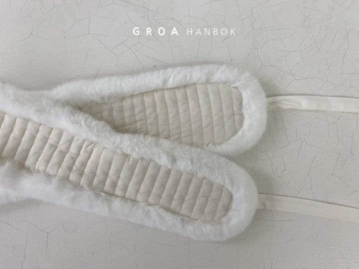Groa - Korean Baby Fashion - #onlinebabyshop - Quilted Bebe Ear Muffler - 3