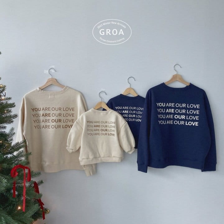 Groa - Korean Children Fashion - #Kfashion4kids - Dad Love Hour Adult Sweatshirt - 11