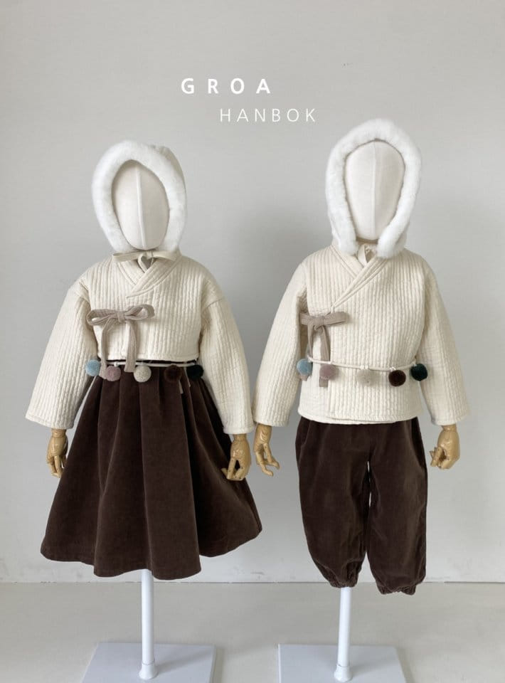 Groa - Korean Children Fashion - #childofig - Boy Hanbok Jeogori Pants Set - 10