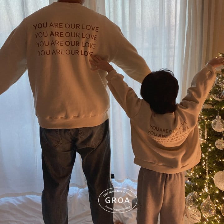 Groa - Korean Children Fashion - #fashionkids - Dad Love Hour Adult Sweatshirt - 7