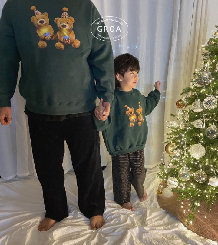 Groa - Korean Children Fashion - #littlefashionista - Mom Bear Adult Sweatshirt - 9