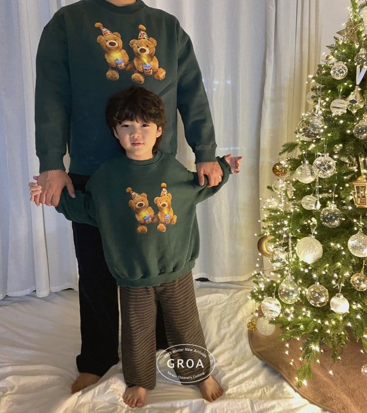 Groa - Korean Children Fashion - #magicofchildhood - Mom Bear Adult Sweatshirt - 10