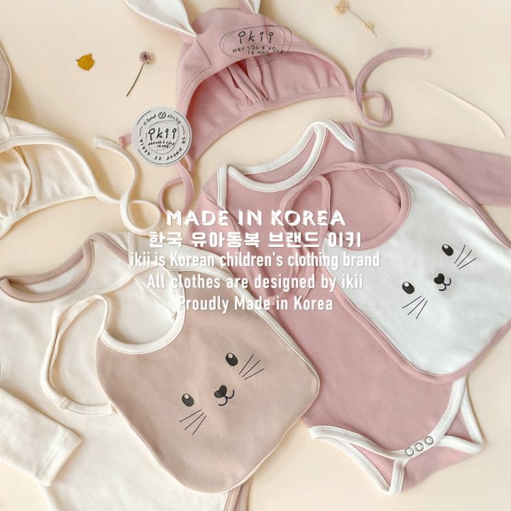 Ikii - Korean Baby Fashion - #babygirlfashion - Rabbit Body Suit Set - 2