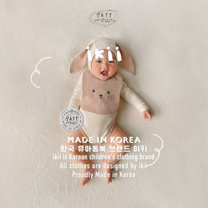 Ikii - Korean Baby Fashion - #babylifestyle - Rabbit Body Suit Set - 4