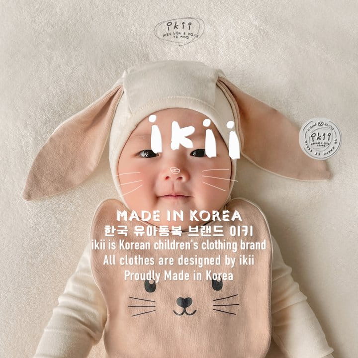 Ikii - Korean Baby Fashion - #babyootd - Rabbit Body Suit Set - 5