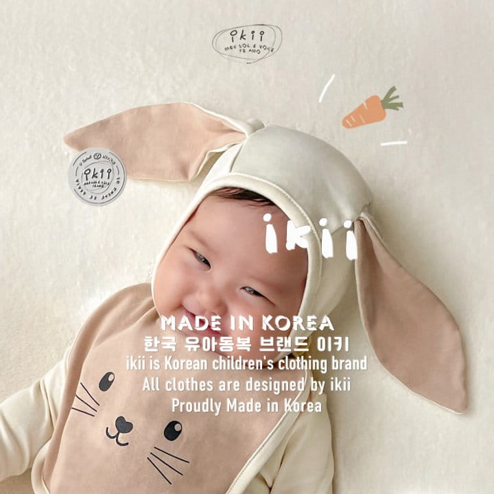 Ikii - Korean Baby Fashion - #babywear - Rabbit Body Suit Set - 8
