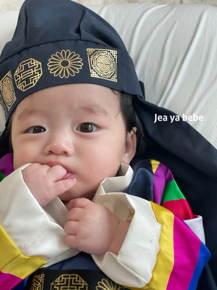 Jeaya & Mymi - Korean Baby Fashion - #babygirlfashion - Boy multicolored stripes Hanbok  - 7