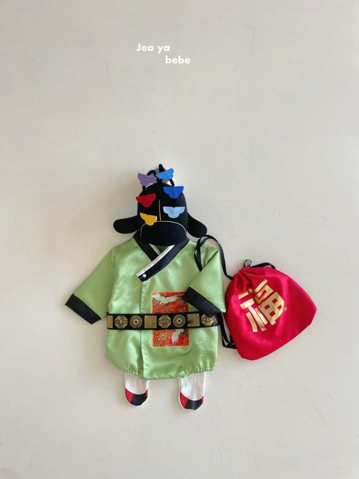 Jeaya & Mymi - Korean Baby Fashion - #babyoutfit - Hanbok Bosy Suit  - 5