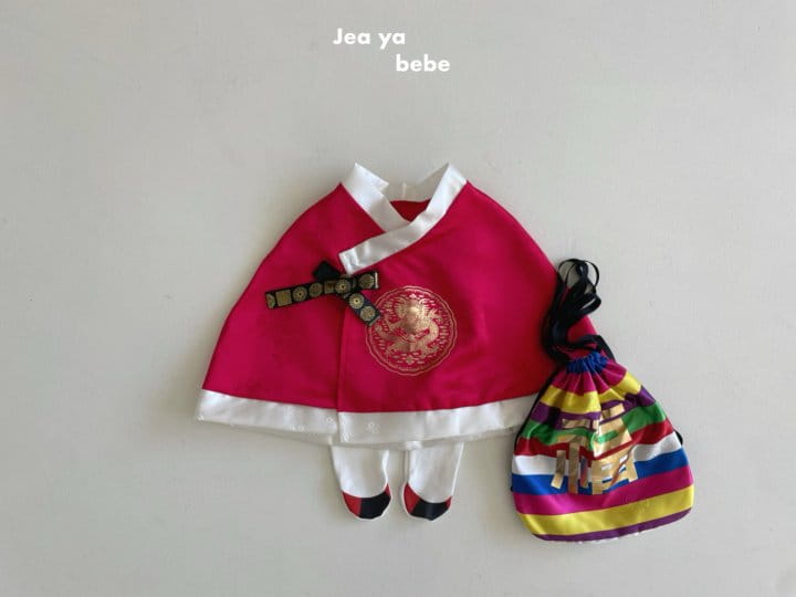 Jeaya & Mymi - Korean Baby Fashion - #babyoutfit - Hanbok Cape  - 4
