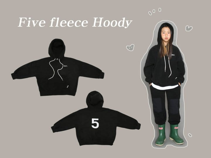 Jenny Basic - Korean Children Fashion - #magicofchildhood - Five Fleece Hoody