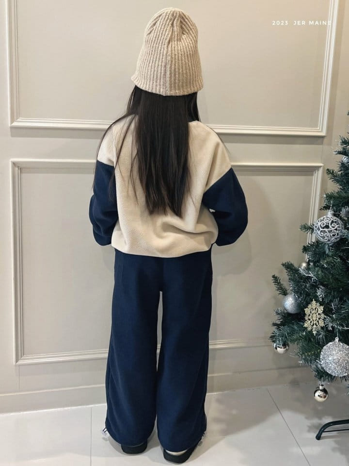 Jermaine - Korean Children Fashion - #fashionkids - Fleece Wide Pants - 3