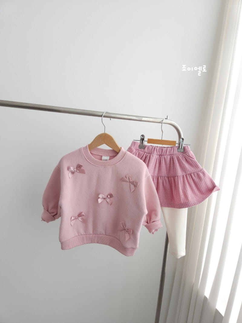 Joy ello - Korean Children Fashion - #kidzfashiontrend - Check Skirt Leggings - 4