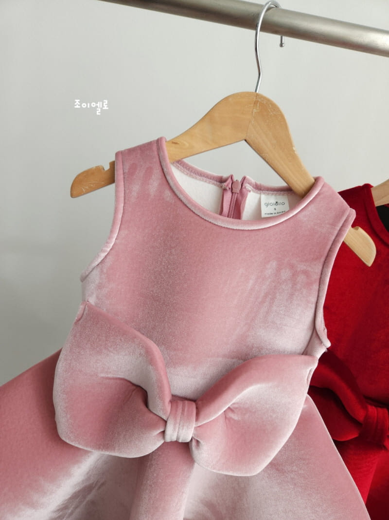 Joy ello - Korean Children Fashion - #childofig - Ribbon Cushion One-Piece - 3