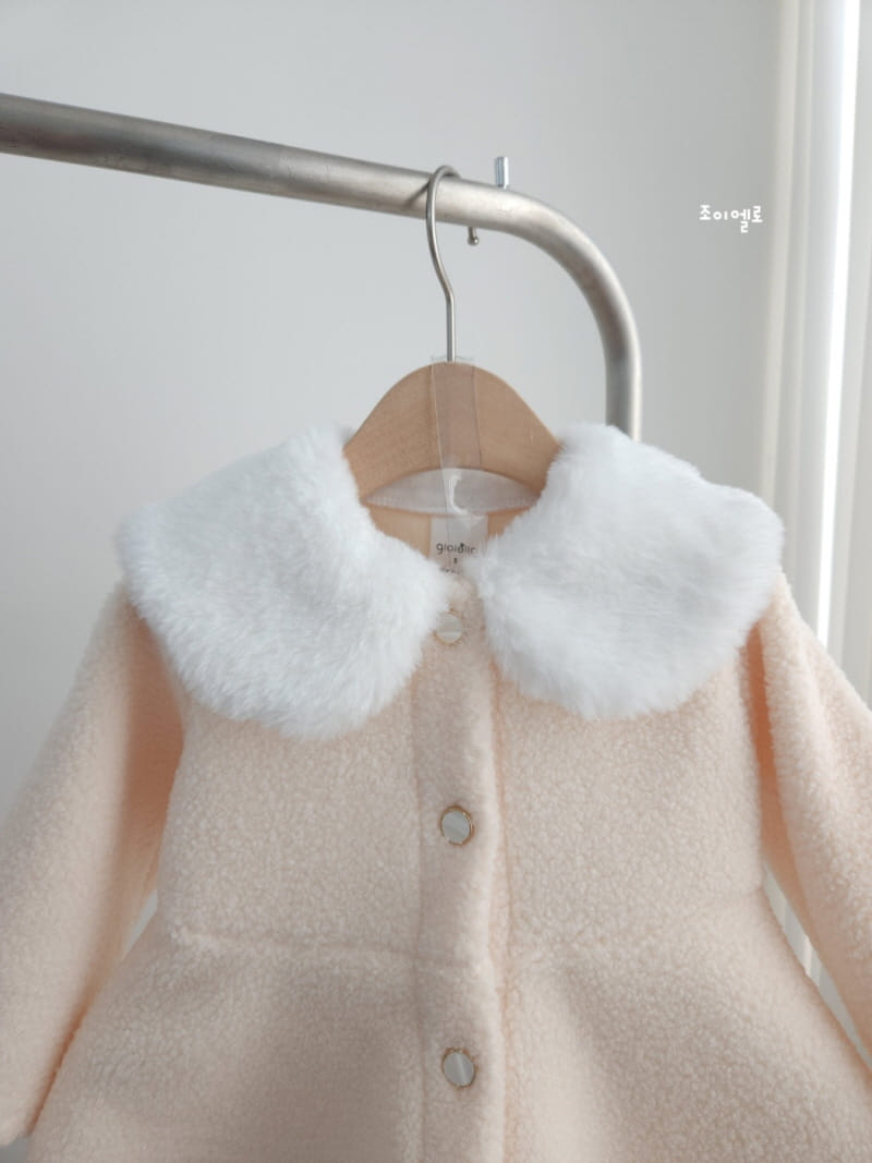Joy ello - Korean Children Fashion - #childrensboutique - Mink Coat One-Piece - 4