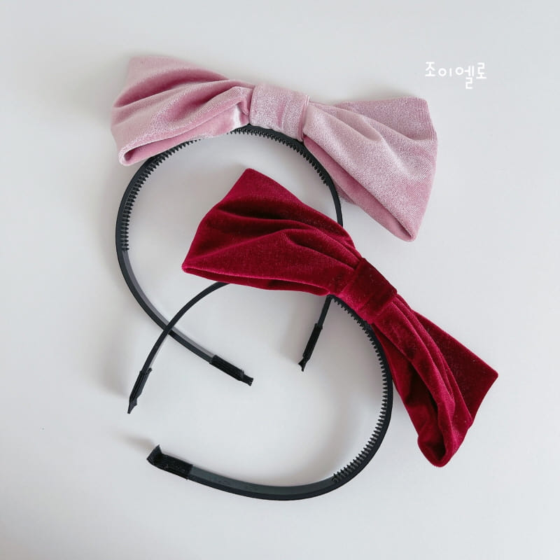 Joy ello - Korean Children Fashion - #designkidswear - Velvet Present Hair Pin - 2