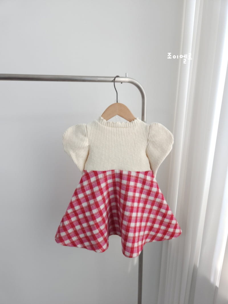 Joy ello - Korean Children Fashion - #kidsshorts - Check Up W One-Piece - 6