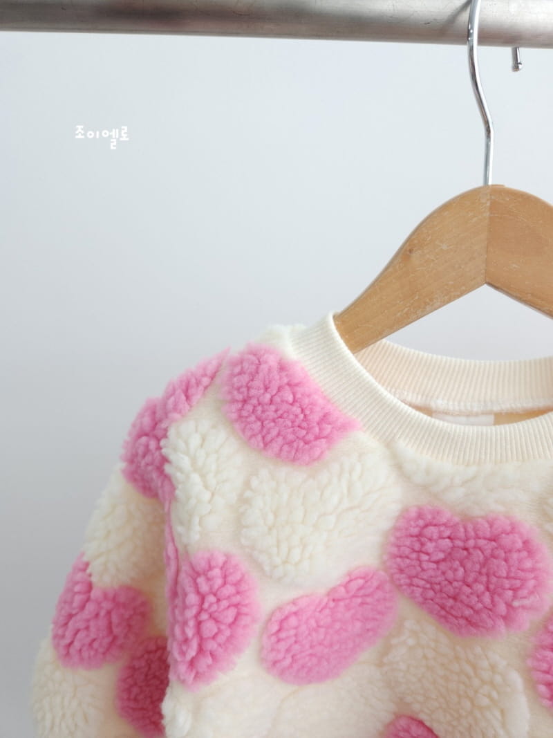 Joy ello - Korean Children Fashion - #kidsstore - Bookle Heart Long Tee - 3