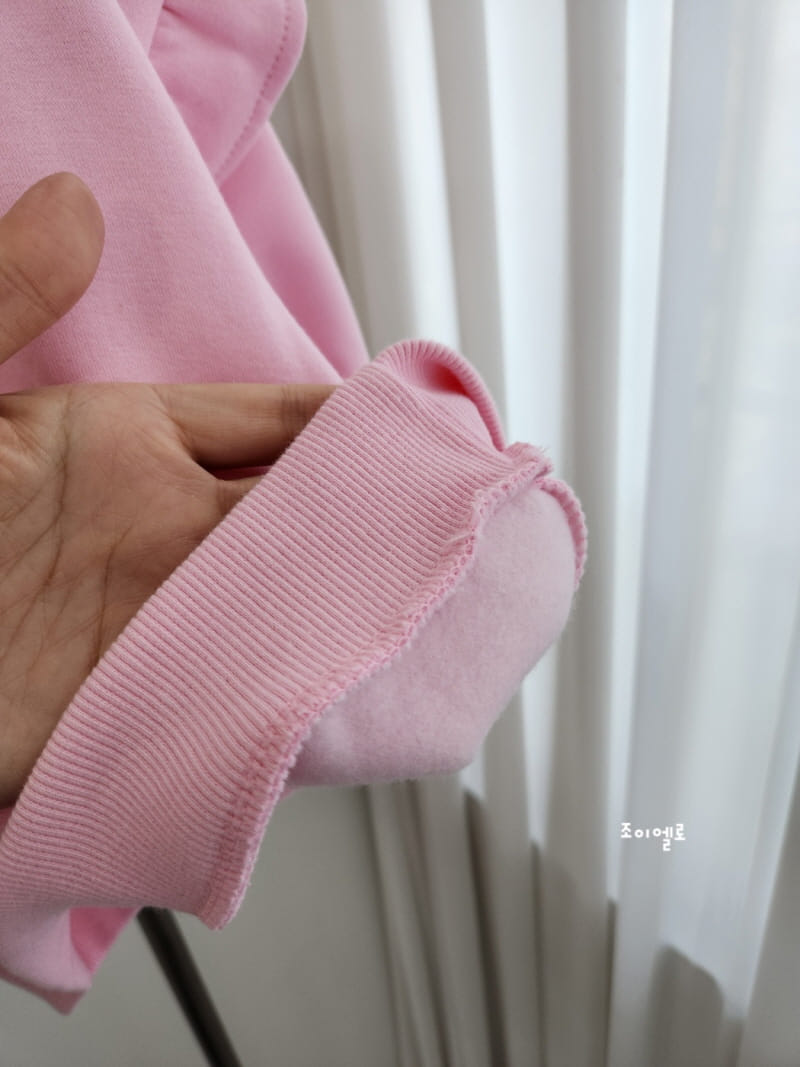 Joy ello - Korean Children Fashion - #littlefashionista - Fleece Frill Top Bottom Set - 6