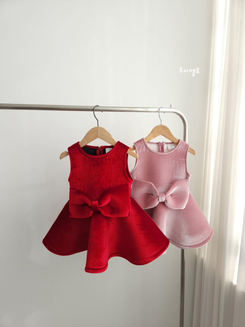 Joy ello - Korean Children Fashion - #prettylittlegirls - Ribbon Cushion One-Piece