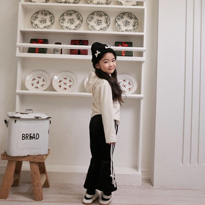 Lago - Korean Children Fashion - #Kfashion4kids - Line Fleece Boots Cut Pants - 2