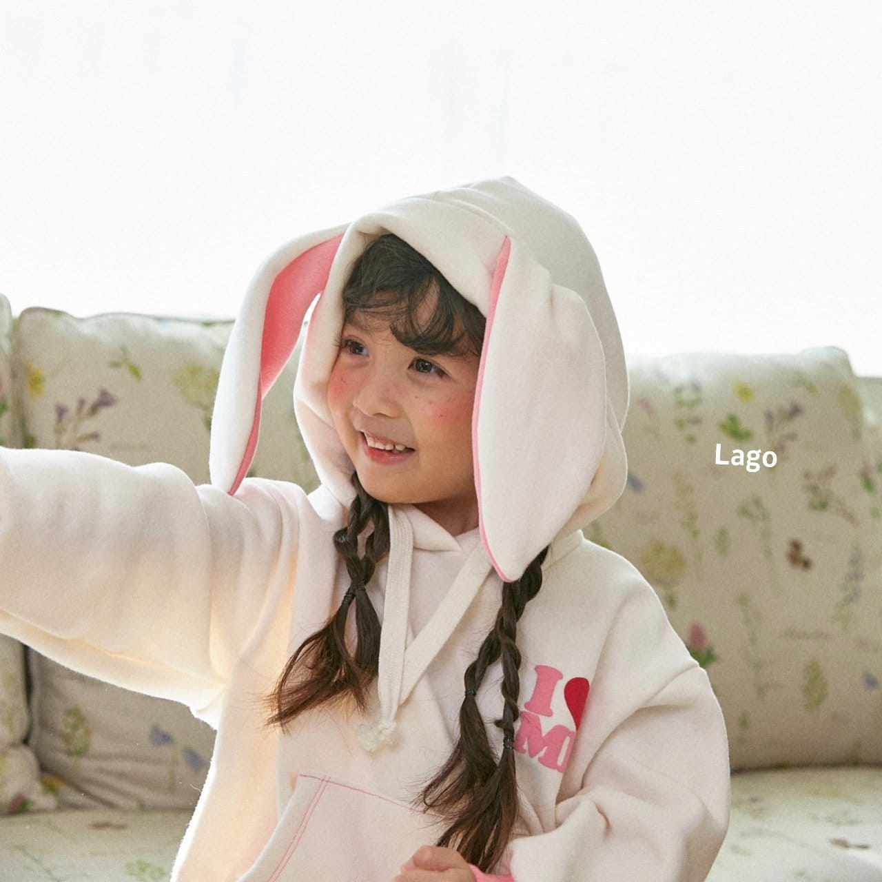 Lago - Korean Children Fashion - #Kfashion4kids - Rabbit Hoody - 8