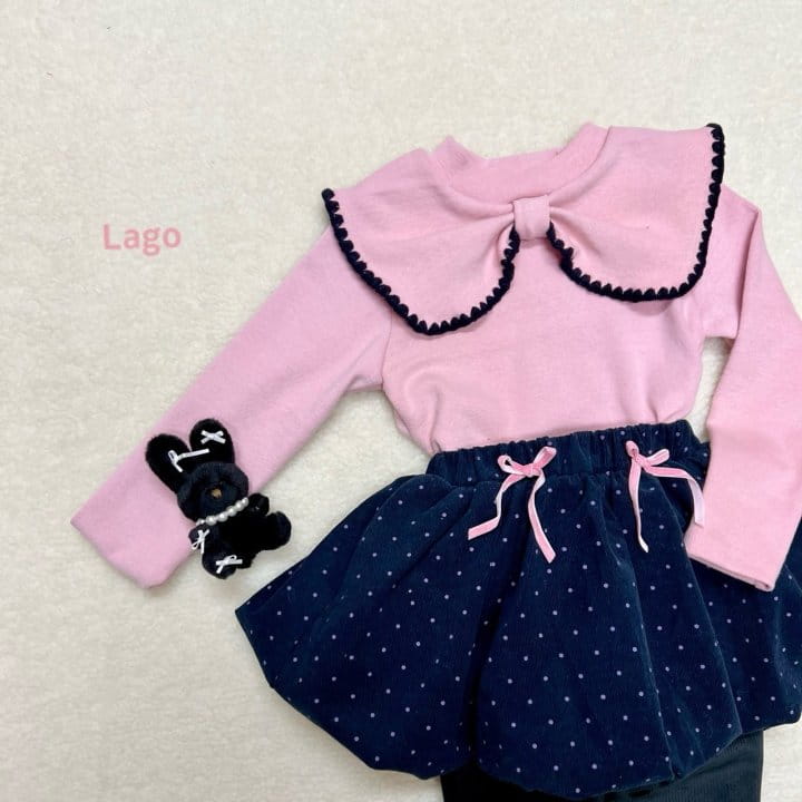Lago - Korean Children Fashion - #childofig - Dot Ballon Skirt Leggings - 8