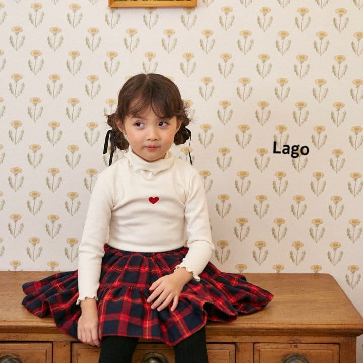 Lago - Korean Children Fashion - #childofig - Check Kang Kang Skirt - 8