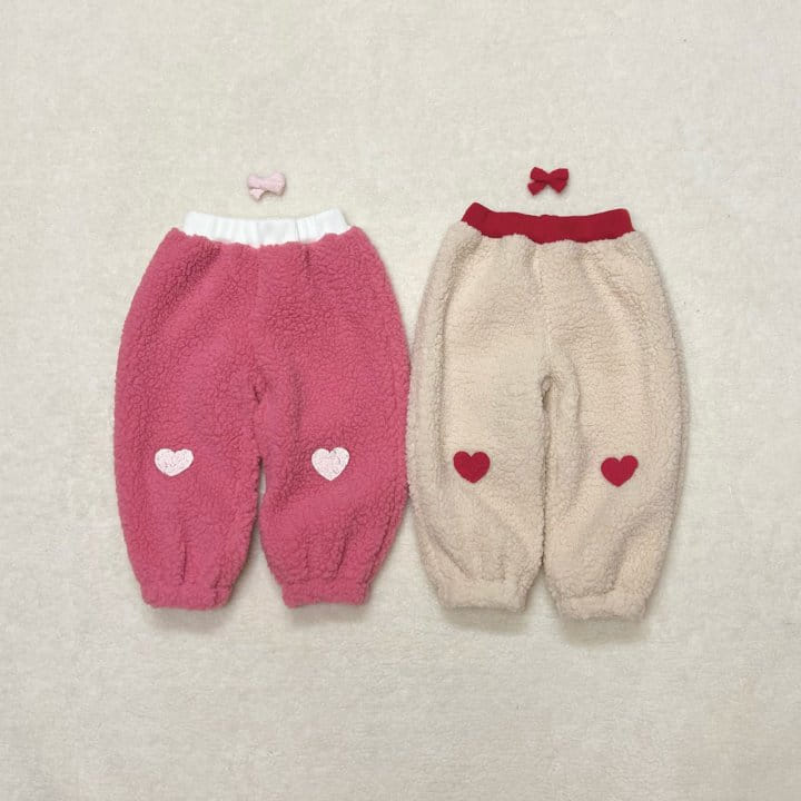 Lago - Korean Children Fashion - #childrensboutique - Love  Cozy Jogger Pants - 7