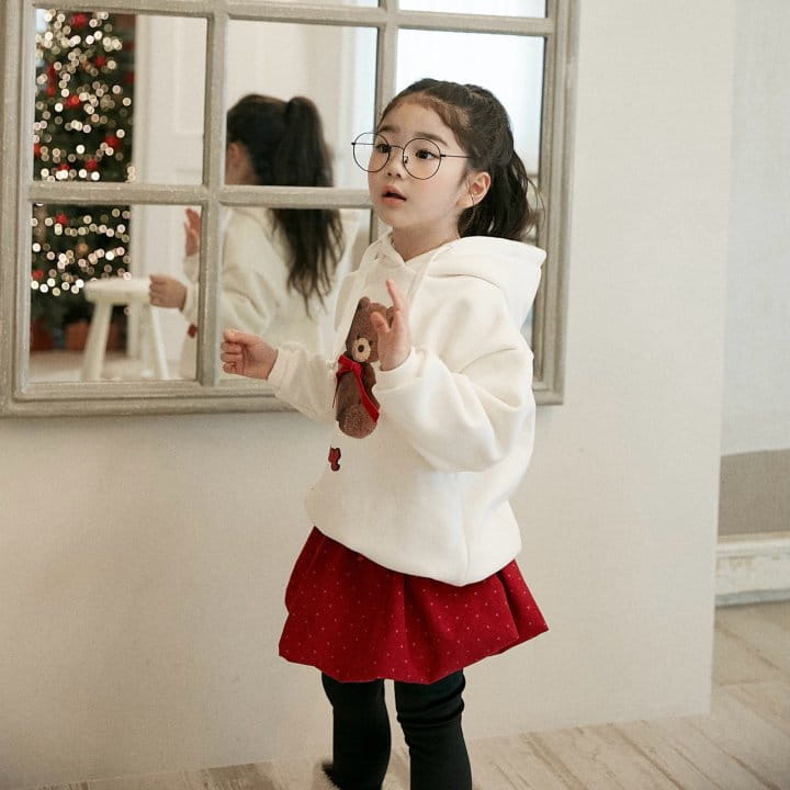Lago - Korean Children Fashion - #childrensboutique - Ribbon Cute Hoody - 5
