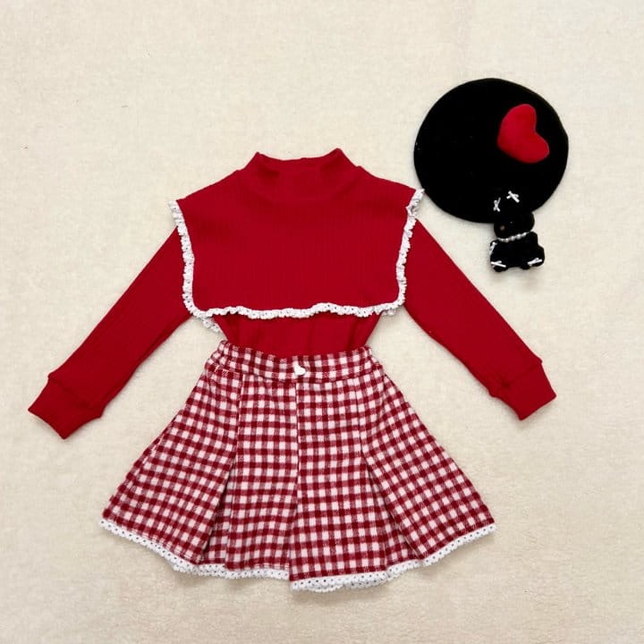 Lago - Korean Children Fashion - #designkidswear - Lace Cape Set - 7
