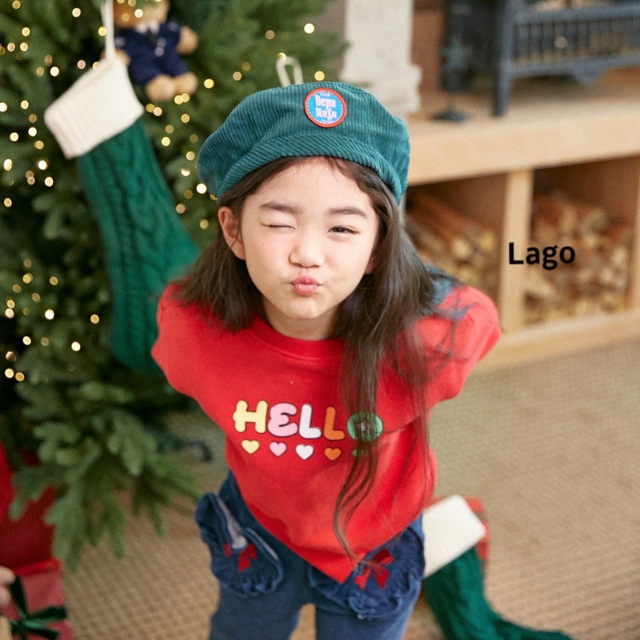 Lago - Korean Children Fashion - #designkidswear - Hello Unbalance Sweatshirt