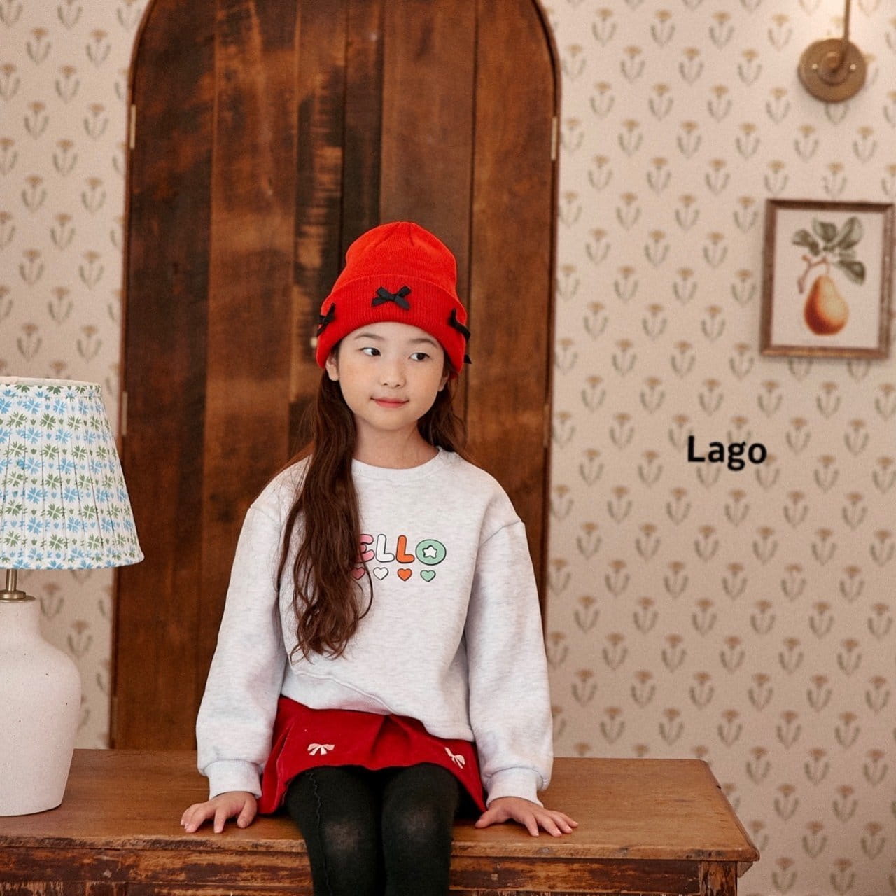 Lago - Korean Children Fashion - #discoveringself - Hello Unbalance Sweatshirt - 2
