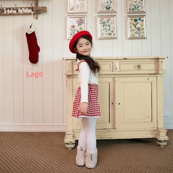 Lago - Korean Children Fashion - #fashionkids - Mello Ribbon Tee - 7
