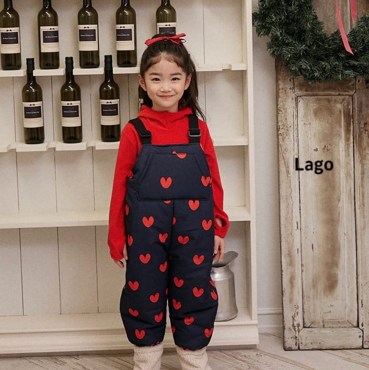 Lago - Korean Children Fashion - #fashionkids - Snow Dungarees Body Suit - 2