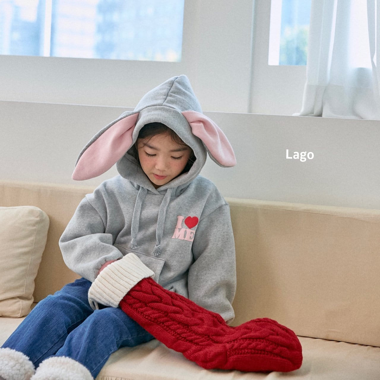 Lago - Korean Children Fashion - #discoveringself - Rabbit Hoody - 4