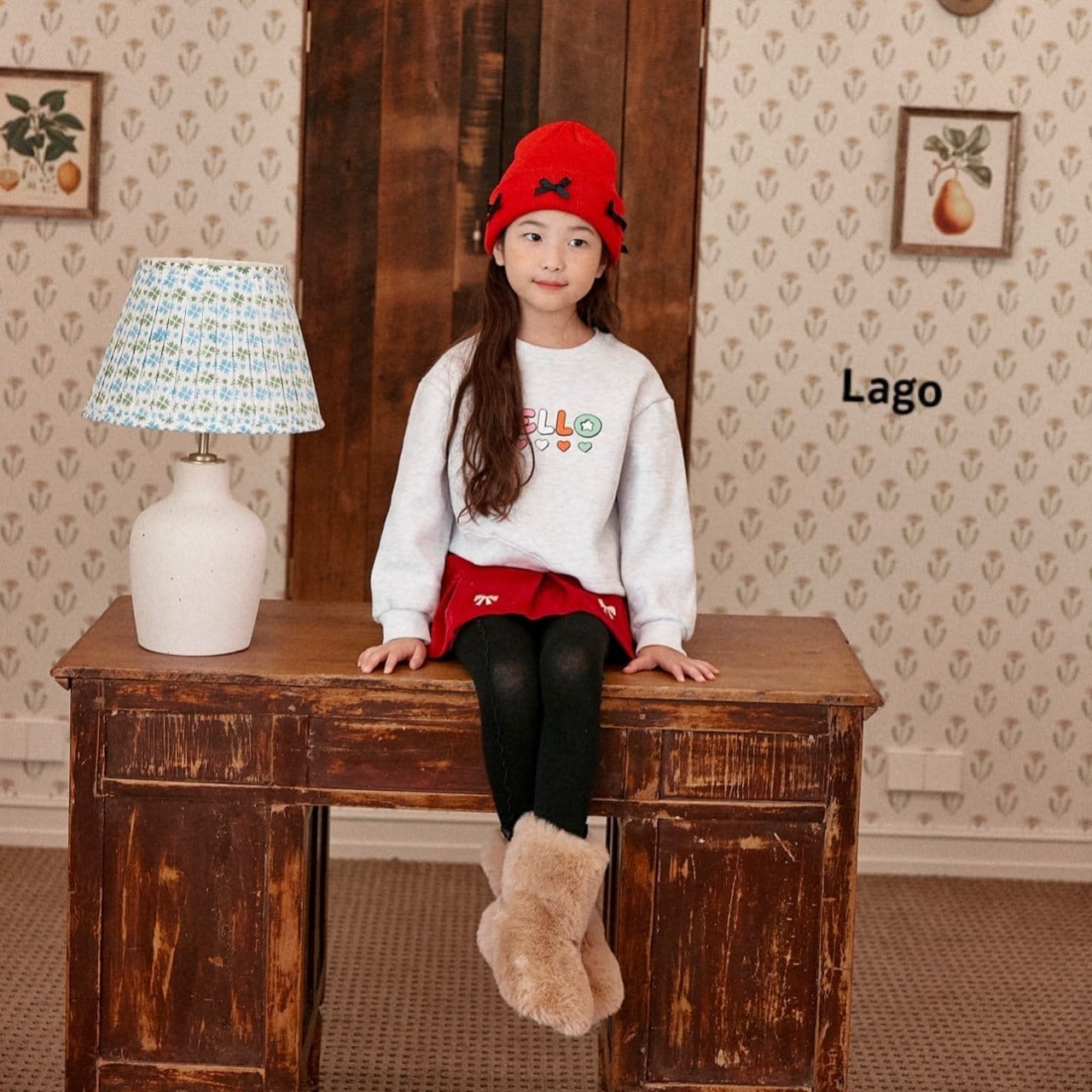 Lago - Korean Children Fashion - #fashionkids - Hello Unbalance Sweatshirt - 3