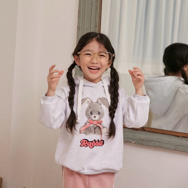 Lago - Korean Children Fashion - #kidsshorts - Ribbon Cute Hoody - 9
