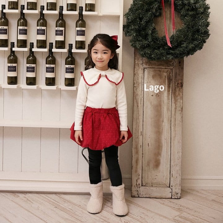 Lago - Korean Children Fashion - #kidsshorts - Mello Ribbon Tee - 8