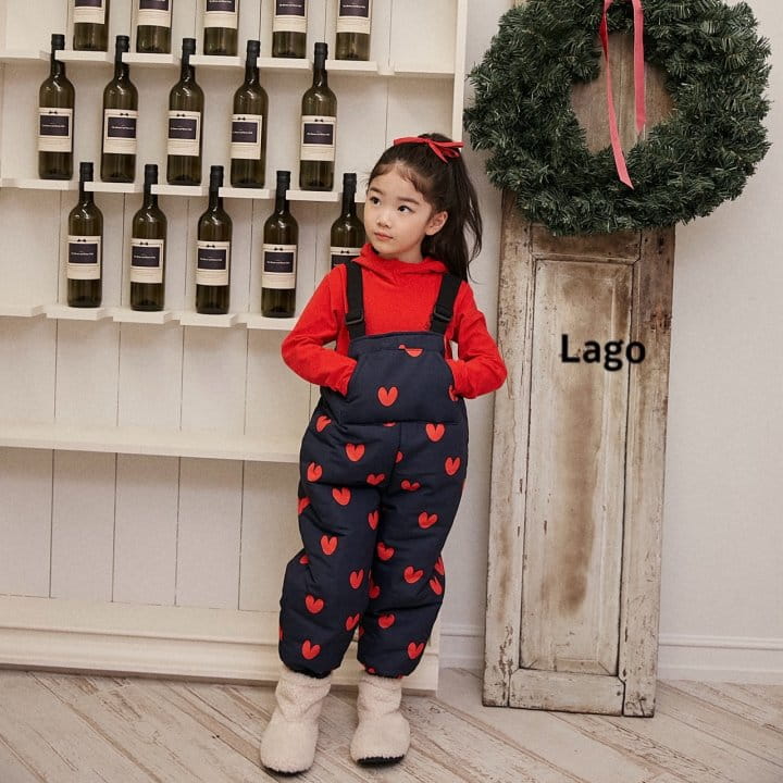 Lago - Korean Children Fashion - #kidsshorts - Snow Dungarees Body Suit - 3
