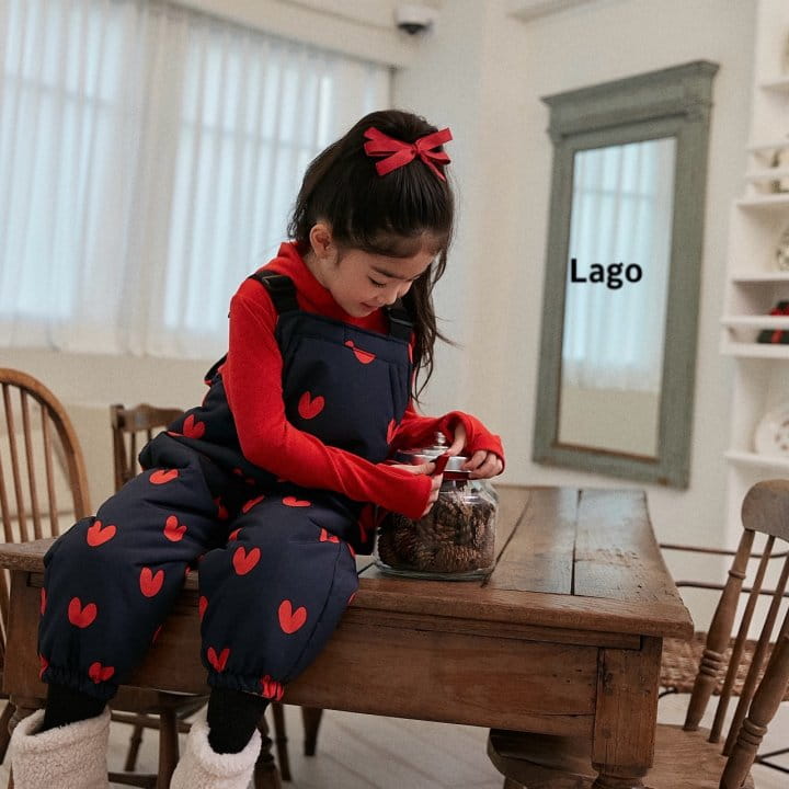 Lago - Korean Children Fashion - #kidsshorts - Snow Dungarees Body Suit - 4