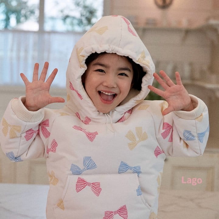 Lago - Korean Children Fashion - #kidsstore - Jelly Bear Ski Wear Top Bottom Set - 3