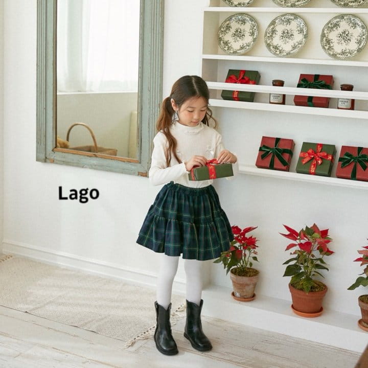 Lago - Korean Children Fashion - #littlefashionista - Check Kang Kang Skirt - 4