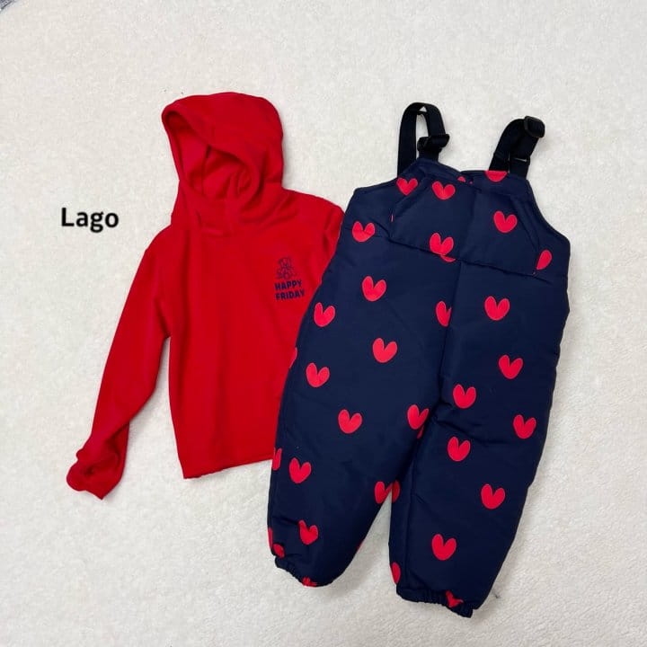 Lago - Korean Children Fashion - #minifashionista - Snow Dungarees Body Suit - 9