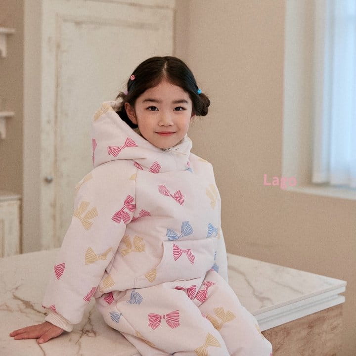 Lago - Korean Children Fashion - #minifashionista - Jelly Bear Ski Wear Top Bottom Set - 8