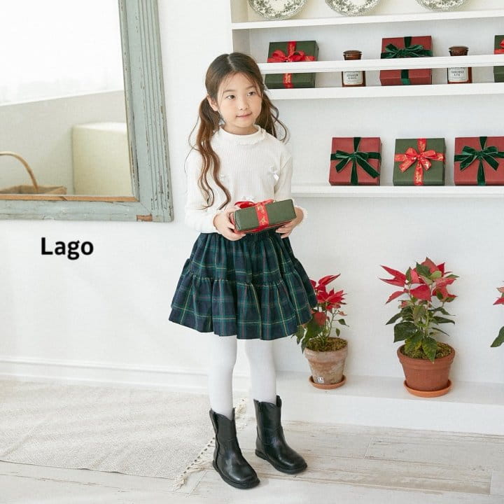 Lago - Korean Children Fashion - #minifashionista - Check Kang Kang Skirt - 5
