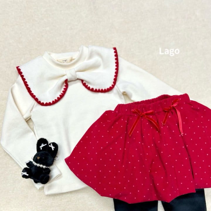 Lago - Korean Children Fashion - #prettylittlegirls - Dot Ballon Skirt Leggings - 7