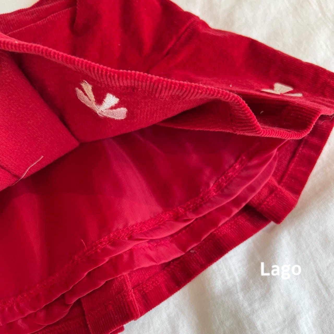 Lago - Korean Children Fashion - #prettylittlegirls - Ribbon Fleece Rib Pleated Skirt - 9