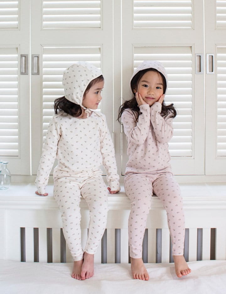 Le Bev - Korean Baby Fashion - #babyclothing - Gold Stitch Bonnet - 5