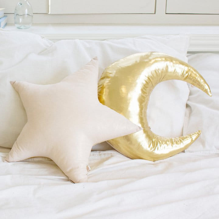 Le Bev - Korean Baby Fashion - #babyclothing - Gold Star and Moon Cushion - 2