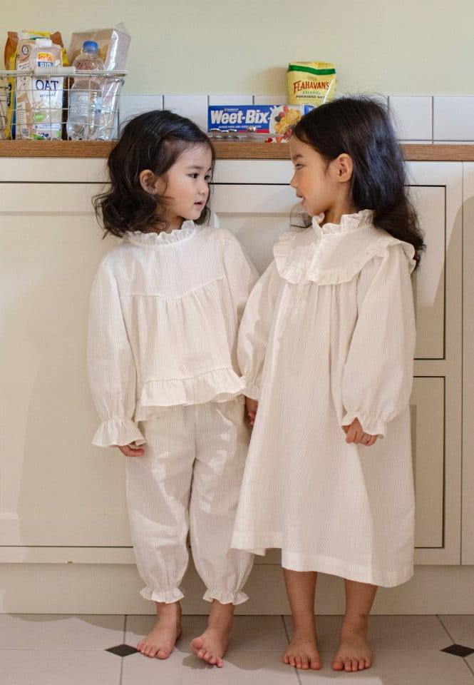 Le Bev - Korean Children Fashion - #kidsshorts -  Gold ST Set - 12